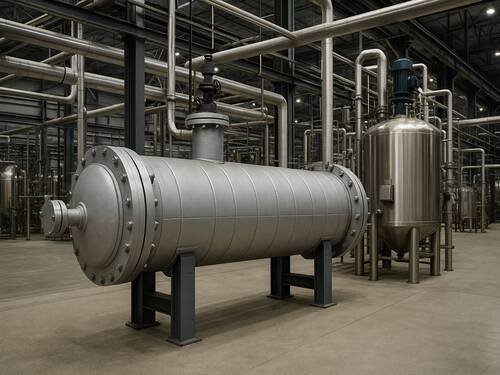 Aislamiento térmico en tuberías y equipos de proceso en una planta industrial.