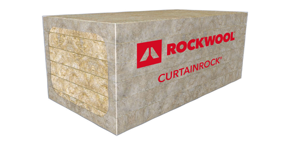 Fondo de Placa de lana mineral de roca ROCKWOOL CurtainRock®